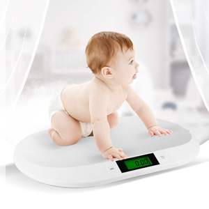 外贸新款新生儿体重电子秤带卷尺20kg婴儿秤邮包称身高测量仪