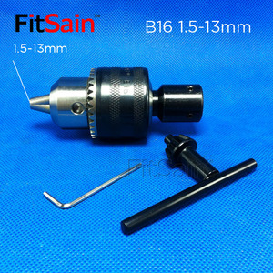 FitSain-B16钻夹头1.5-13mm电机轴连接杆轴套电钻台钻转换杆锥度