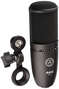 AKG P120大振膜电容话筒 UA VOLT系列音频接口 播音主持录音套装