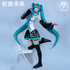 雾都初音未来COS公式服漆皮二次元cosplay服装游戏动漫少女JK服装