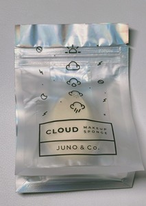 JUNO&Co.丝绒忌廉美妆蛋上妆神器干湿两用不吃粉化妆海绵