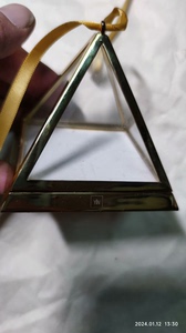【Yin隐】金字塔首饰盒，金属质感首饰盒，金字塔摆件