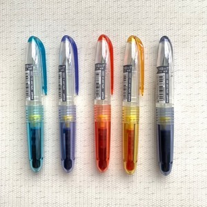 日本PILOT百乐元气小钢笔迷你学透明好用可换墨囊 5支/盒