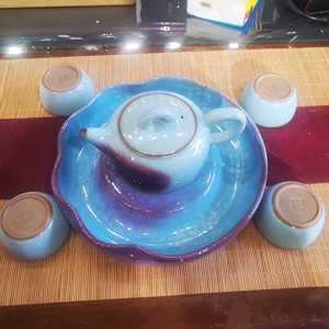 孔家钧窑茶壶已停产多年茶具套装