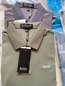 全新带包装吊牌BOSS男士纯棉长袖POLO衫