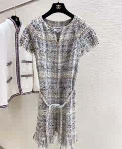 Chanel希腊系列编织款连衣裙，F36，这款原件极高，面料
