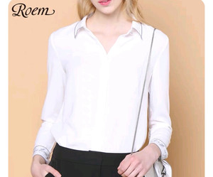 ROEM洛妍 白色衬衣，尺码165，专柜购入，9成新，不透
