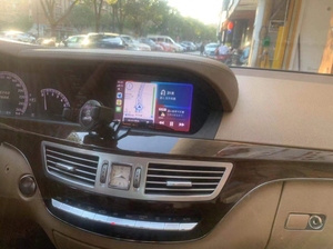 奔驰W221无线Carplay苹果导航S级360环影倒车影像