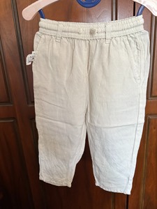 zara男童裤子，奶白色，90/50码，原价99元，现价25