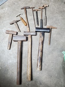 日本进口二手工具 锤子 榔头 木工锤 八角锤铁锤铁榔头 枕头