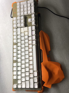 DISMO迪士摩 J587混光青轴防水机械键盘移动手托实物图