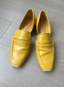 小CK平底单鞋 黄色