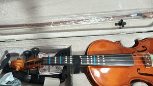 红棉小提琴尺寸4/4，送琴弦，擦琴布……周六周天发货。