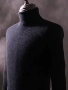 海澜之家男装全新冬季中青年男士羊毛纯色加厚打底针织衫套头高领