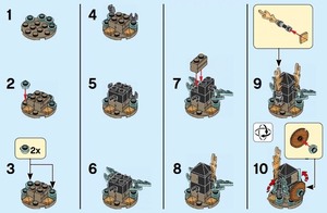 LEGO 乐高 40342 幻影忍者 人仔补充包套装 杀肉