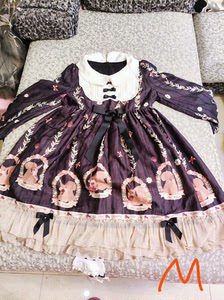 【To Alice】lolita松林物语印花高腰op连衣裙