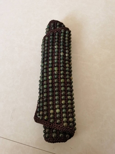 绿色菩提精品钩织坐垫，纯手工钩编制作，可以按要求定制颜色样式