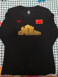 361赞助中国国家队女款长T恤，尺码L170/92A胸围90