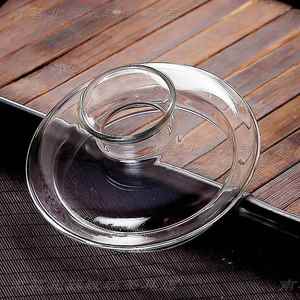 玻璃盖子煮茶器养生壶盖花茶壶盖茶具配件透明自动上水