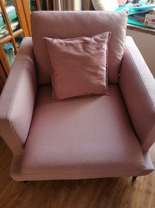 斯可馨沙发单人沙发北欧风沙发布艺沙发(十大品牌）