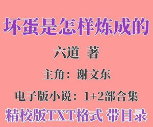 坏蛋是怎样炼成的 1+2部 小说完结 六道著 电子版 谢文东