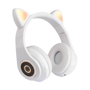 新款猫耳朵游戏蓝牙耳机头戴式可爱女生手机无线游戏音乐耳麦通用