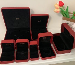 周大福专柜用的同款八角盒子，五金大套盒，三金小套盒，龙凤镯盒