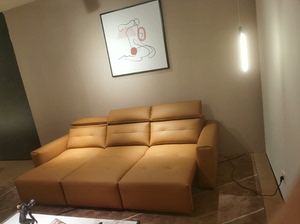 索菲尼真皮电动功能沙发，长度2m8，宽度一米   有适合的吗