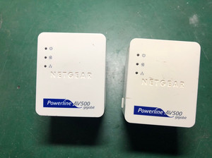 美国网件NETGEAR电力猫小体积AV500一对，二手闲置，