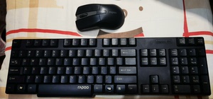 雷柏无线键盘鼠标套装，1800p和1010，接收器丢失，键盘