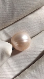 小胖栗子螺纹馒头珠异形珍珠天然淡水珍珠散珠手作材料