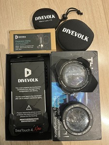 Divevolk 4代Max水下手机壳镜头出租押金:广角镜、