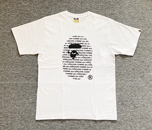 BAPE x CDG 川久保玲联名款猿人大头TEE