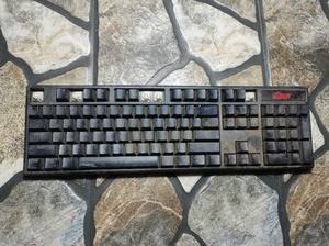 RK全域55g-RGB静电容键盘，剪线，缺帽，成色如图，二手