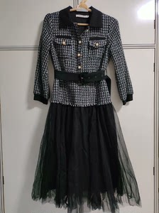 五丁目连衣裙，秋冬款厚实纱特别好，s码，买时一千元左右穿过两