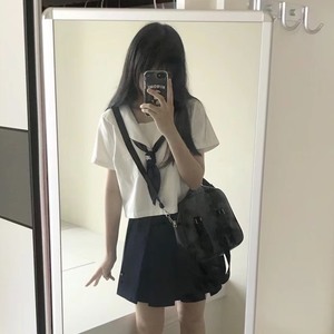 jks白无本上衣送绀色金鱼结jk制服