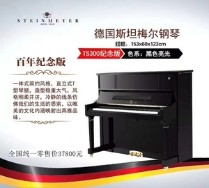 斯坦梅尔钢琴TS300纪念版，9.9成新，团购促销价，