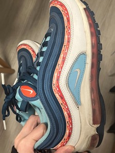 Nike Air Max 97 串标魔术贴 低帮跑步鞋 GS