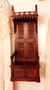 欧洲西洋古董精品家具。教皇椅。产地 法国 。 年代：1880