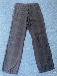 MEXX男装格子休闲棉裤，洗水格子棉裤，直筒版型，全棉材质，