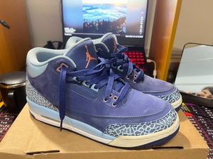 Aj3暗紫爆裂纹  成色至少95新左右，有得物鉴定证书，正品