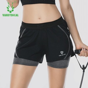 Vansydical范斯蒂克，瑜伽运动短裤女夏透气健身裤透气