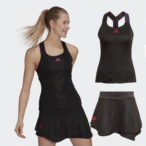整套Adidas阿迪达斯网球服女法网运动背心网球裙套装GP7