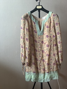 GRACECLASS 购于日本 刺绣 雪纺甜美连衣裙
