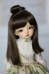 魔鬼松 六分 假发 小揪揪 棕色 仿马海毛 BJD yosd