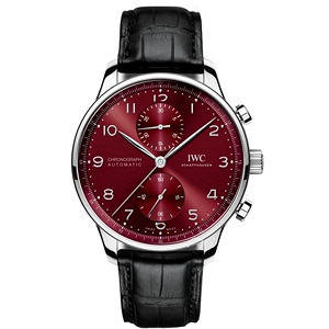 喜庆红底/98新全套万国新款葡萄牙男士新年手表机械腕表IW371616