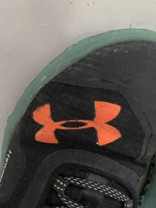 #UA鞋包#安德玛商标破损修复