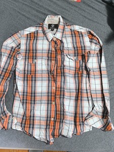 timberland男长袖衬衫，购于日本outlets，穿过