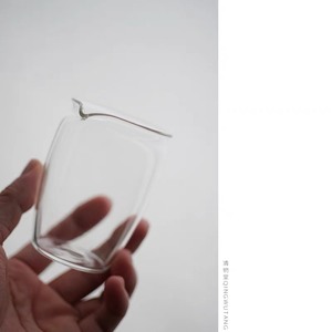 全新清物堂原创出品第二代玻璃公道杯小壶分茶器素雅设计容量18