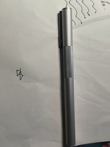 無印良品丸軸万年筆 アルミ 铝制钢笔